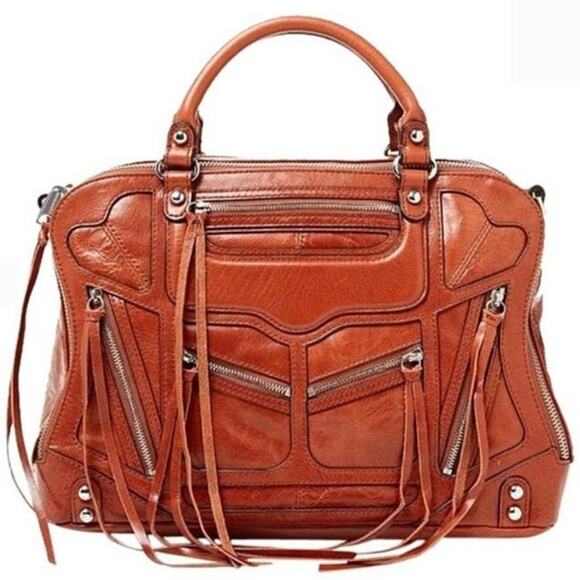 Rebecca Minkoff Trizip Jealous Satchel in Luggage